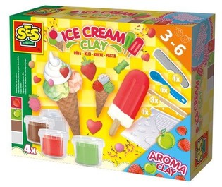 Set Plasticina SES, Fazer Gelados (4 cores) (1 un.)
