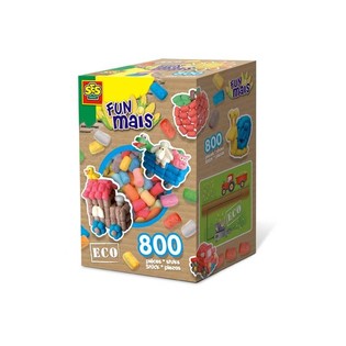 SES Creative Funmais Mix 800 Peças - Flocos de Milho Ecológicos