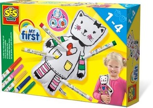 SES My First - Gato de Peluche para Colorir (1 un.)