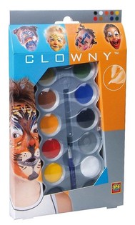 Maquilhagem de Água SES Clowny (10 cores) (1 un.)
