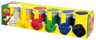 Guache SES Creative Basic, 6x50ml (6 cores) (1 un.)