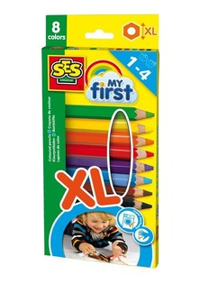 SES Creative My First - Lápis de Cera XL (8 un.)