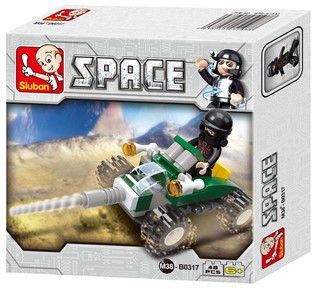 Sluban Space Vehicle M38-B0317 Ve&iacute;culo Espacial Bloco de Constru&ccedil;&atilde;o (1 un.)