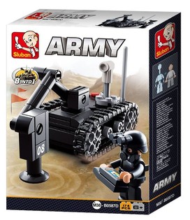 Sluban Army Ca&ccedil;a-minas 8 em 1 M38-B0587D (1 un.)