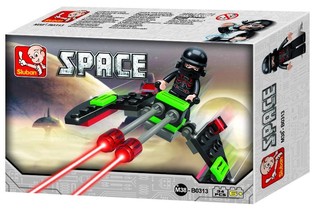 Ca&ccedil;a Espacial Sluban Space Fighter M38-B0313 (1 un.)