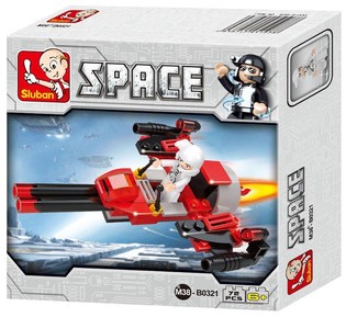 Bombardeiro Espacial Sluban Space Bomber M38-B0321 (1 un.)