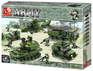 Conjunto de Construção Sluban Army M38-B0311 (1001 peças)