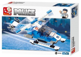 Helic&oacute;ptero da Pol&iacute;cia Sluban M38-B0185 (1 un.)