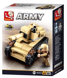Tanque Sluban Army 8 em 1 M38-B0587B (1 un.)