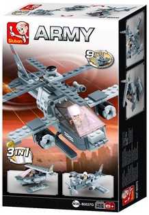 Sluban Helic&oacute;ptero de Combate 3em1 M38-B0537G (1 un.)