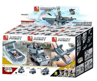 Porta-avi&otilde;es Sluban 9 em 1 M38-B0537 (1 Display / 9 unidades)