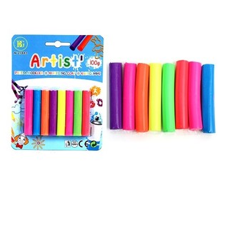 Plasticina 100g em Cart&atilde;o (24 uni.)
