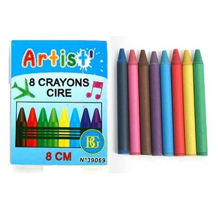 8 CERAS DE CORES GRANDES EM CAIXA (48 un.)