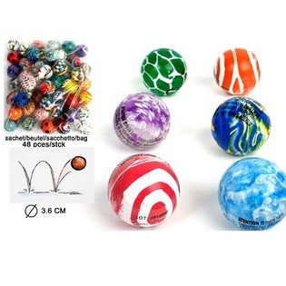 MIX BOLAS SALTITONAS - &Oslash; 3.6 CM (48 un)