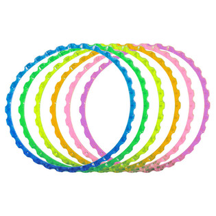 6 Pulseiras Frisadas em Cores Vivas (Pack de 6)