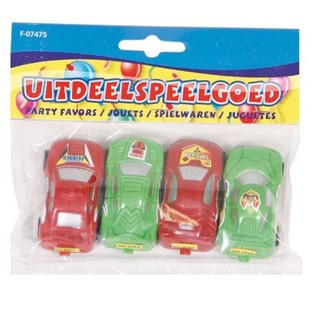 Pack de 4 Carros de Brinquedo (12 packs)