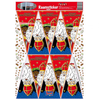 Autocolantes Decorativos Janela Sinterklaas (12 unid.)