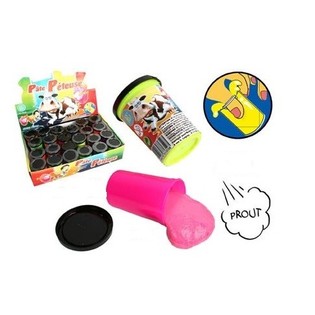 SLIME PUTTY FEDORENTO CORES NEON EM DISPLAY, 70g (24 un)