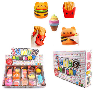 Squishies JUMBO em Display (12 un.) - Anti-stress Perfumados