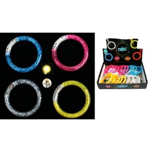 PULSEIRAS LED LUMINOSAS EM EXPOSITOR (24 un.)