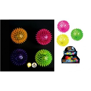 BOLAS SALTITONAS GRANDES LUMINOSAS COM ESPIG&Otilde;ES (12 un.)