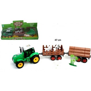 GRANDE CONJUNTO DE TRATORES, 47 cm de comprimento (1 unid.)