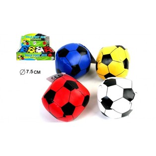 Bolas de Futebol Cores Mistas, 7,5 cm em Expositor (12 un.)