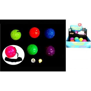 BOLA DE FUTEBOL LUMINOSA COM EL&Aacute;STICO (12 un.)