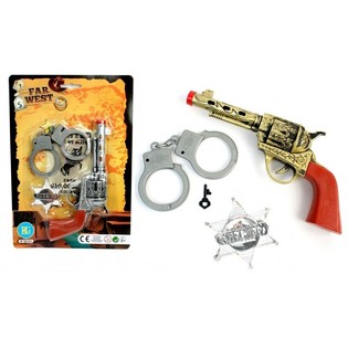 Conjunto de Xerife Western em Cart&atilde;o (24 unid.)