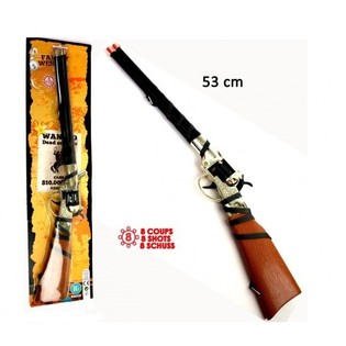 PISTOLA DE FULMINANTES WESTERN GRANDE, 8 TIROS, 53 CM (12 un.)