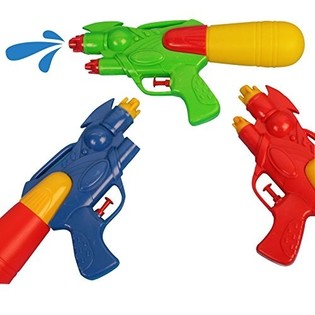 Pistolas de &Aacute;gua, 25 cm de Comprimento (12 un.)