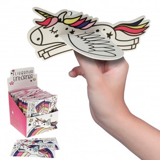 Avi&otilde;es de espuma Unic&oacute;rnio em expositor (48 un.)