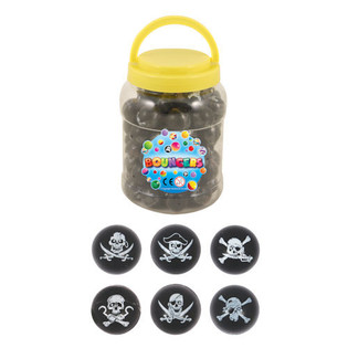 BOLAS SALTITONAS PIRATA &Oslash;3.3 CM EM POTE (72 un.)
