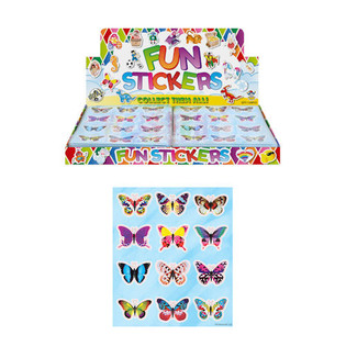 STICKERS FUN &ndash; MODELO: BORBOLETAS (120 un.)