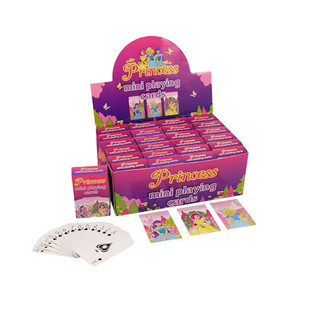 MINI BARALHOS DE CARTAS &ndash; MODELO: PRINCESS EM DISPLAY (24 un.)