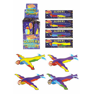 AVI&Otilde;ES PLANADORES FIGHTER GLIDERS &ndash; MODELO: SUPER-HER&Oacute;IS EM EXPOSITOR (48 un.)