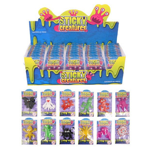 FIGURAS PEGAJOSAS ASSUSTADORAS EM DISPLAY (60 un.)