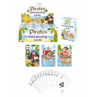 MINI CARTAS DE JOGO &ndash; MODELO: PIRATAS EM EXPOSITOR (24 un.)