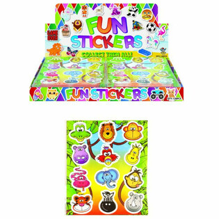 AUTOCOLANTES FUN &ndash; MODELO: ANIMAIS DA SELVA (120 ud.)