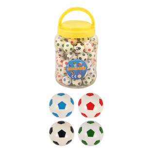 Bolas Saltitonas de Futebol &Oslash;3,3 cm em Frasco (72 un.)