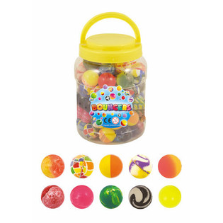Bolas Saltitonas Mix Design &Oslash;3,5 cm em Pote (72 unid.)