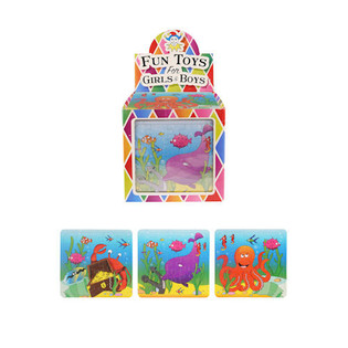 PUZZLE &ndash; SEA LIFE, 13 x 12 cm, EM EXPOSITOR (108 un.)