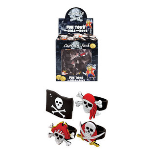 An&eacute;is infantis em silicone Piratas (156 un.) - Revenda