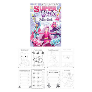 LIVRO DE PUZZLES SUPER GIRLS (48 unid.)