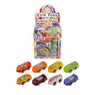 CARROS DESPORTIVOS PEQUENOS PARA T&Oacute;MBOLA EM EXPOSITOR (72 un.)