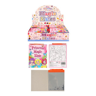 Livros de Quadro M&aacute;gico de Desenhar &ndash; Modelo: Princesa em Expositor (144 un.)