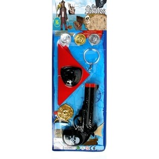 CONJUNTO DE PIRATA COM PISTOLA DE SOM EM CART&Atilde;O (24 unids.)