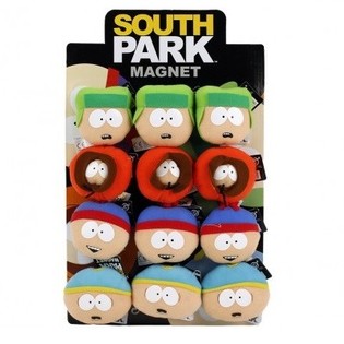 &Iacute;MANES DE PELUCHE SOUTH PARK, 7CM, EM EXPOSITOR (12 un.)