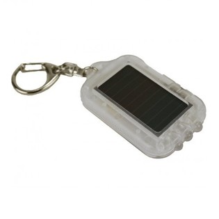 PORTA-CHAVES SOLAR COM LUZ LED - TRANSPARENTE (20 un.)