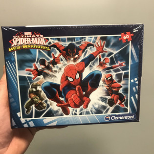 MARVEL &ndash; PUZZLE SPIDERMAN, 60 Pe&ccedil;as (4 un.)